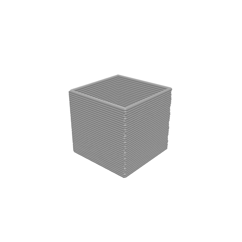 A simple 20×20×20 mm cube